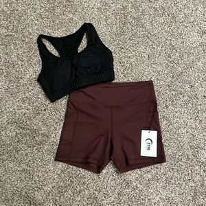 Fig Vibration Light n Tight Pocket Shorts Size Medium